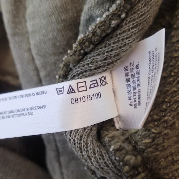 Free People Half Court Wide Leg Pants Size L Olive Green Pockets Boho Elastic - Picture 13 of 16